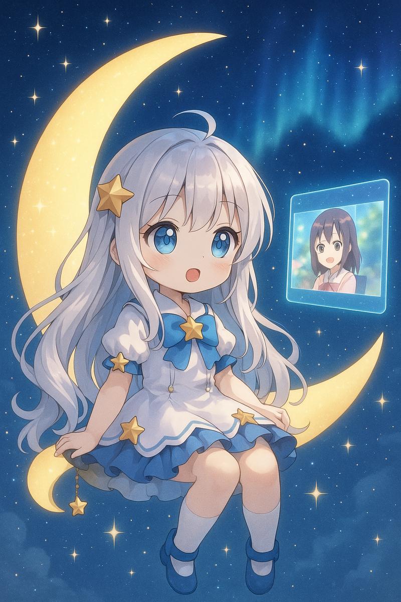 国产自拍动漫美图-月光星辰少女写真