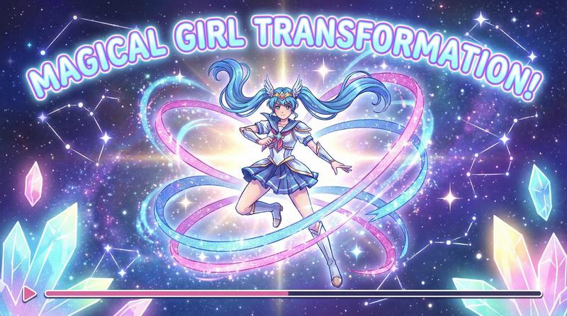 国产自拍动漫-星辰魔法变身曲-魔法动漫演示