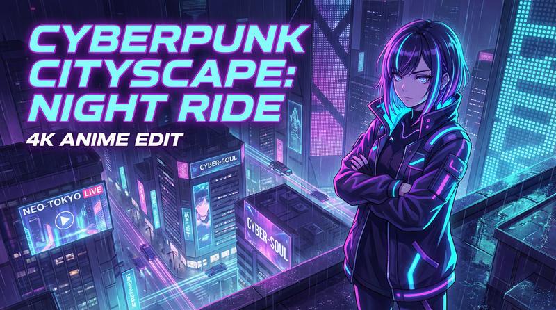 国产自拍科幻动漫-赛博霓虹夜行录-动漫剪辑